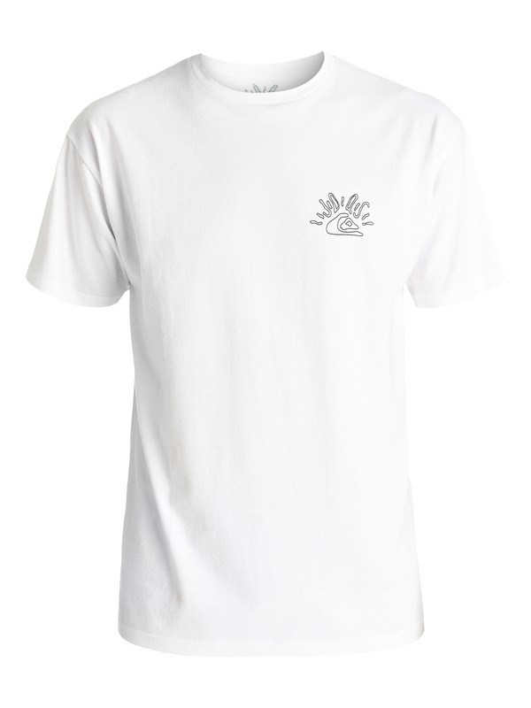 quiksilver, Julien David Shower - Tee-shirt, WHITE (wbb0) 0 Julien David Shower - Tee-shirt Blanc EQYKT03459 Quiksilver