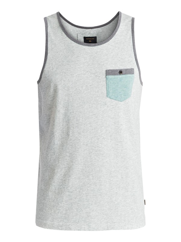 quiksilver, Baysic - Débardeur avec poche, GLACIER GRAY (sey0) 0 Baysic - Débardeur avec poche Gris EQYKT03497 Quiksilver