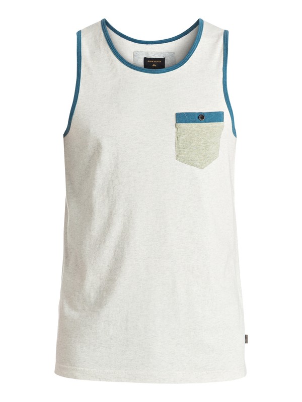 quiksilver, Baysic - Débardeur avec poche, BIRCH (wdw0) 0 Baysic - Débardeur avec poche Blanc EQYKT03497 Quiksilver
