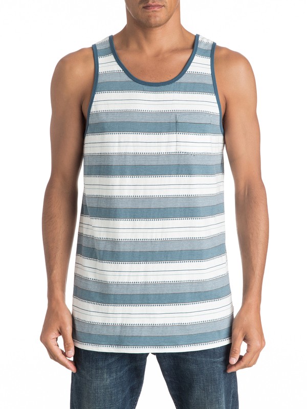 quiksilver, Pedry Dano - Camiseta de tirantes con bolsillo, INDIAN TEAL (bqk0) 0 Pedry Dano - Camiseta de tirantes con bolsillo EQYKT03498 Quiksilver