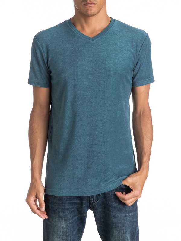 quiksilver, Ar Kiely V - Tee-Shirt, INDIAN TEAL (bqk0) 0 Ar Kiely V - Tee-Shirt EQYKT03502 Quiksilver