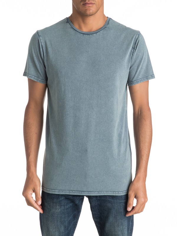 quiksilver, Acid Sun Tee, INDIAN TEAL (bqk0) 0 Acid Sun Tee EQYKT03511 Quiksilver