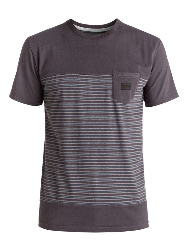 quiksilver, Full Tide - Tee-Shirt à poche, TARMAC (kta0) 0 Full Tide - Tee-Shirt à poche Noir EQYKT03514 Quiksilver