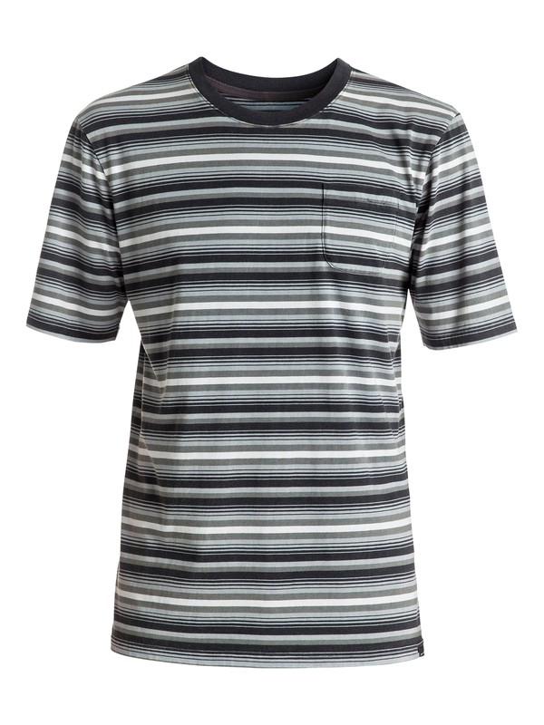 quiksilver, Mata Stripe Pocket Tee, TARMAC (kta0) 0 Mata Stripe Pocket Tee EQYKT03526 Quiksilver
