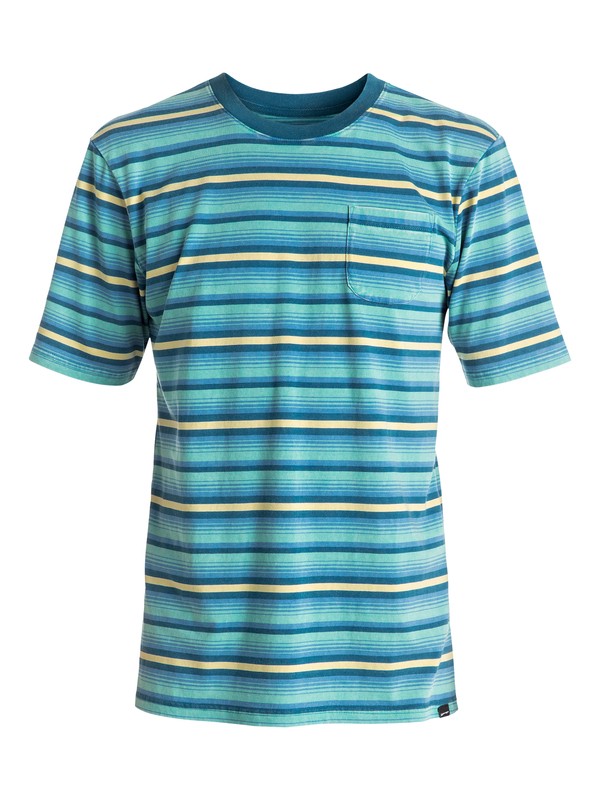 quiksilver, Mata Stripe - Tee-Shirt à poche, MELLOW YELLOW (yed0) 0 Mata Stripe - Tee-Shirt à poche Jaune EQYKT03526 Quiksilver