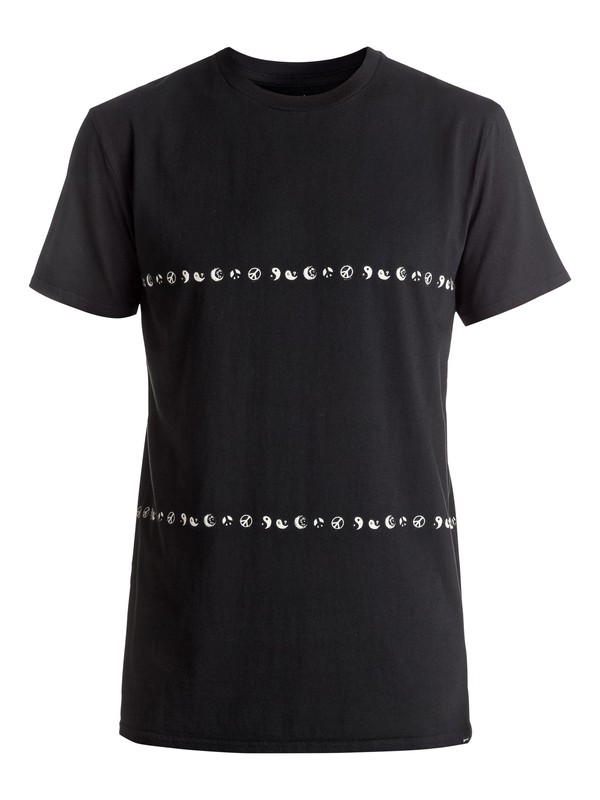 quiksilver, Eye Ching Stripe - Tee-Shirt, BLACK (kvj0) 0 Eye Ching Stripe - Tee-Shirt Noir EQYKT03527 Quiksilver