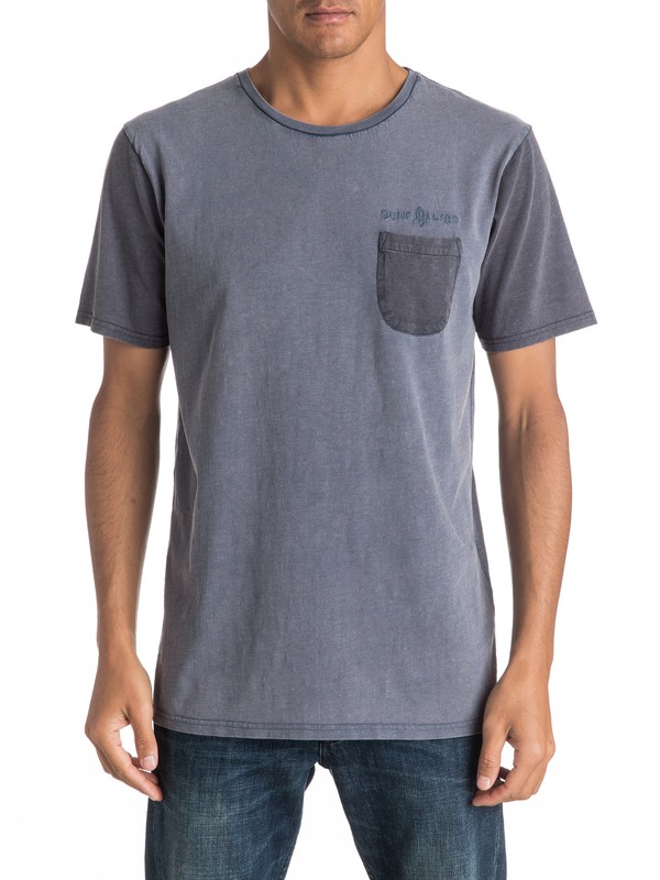 quiksilver, Scribble - Tee-Shirt à poche, DARK DENIM (brq0) 0 Scribble - Tee-Shirt à poche Bleu EQYKT03530 Quiksilver