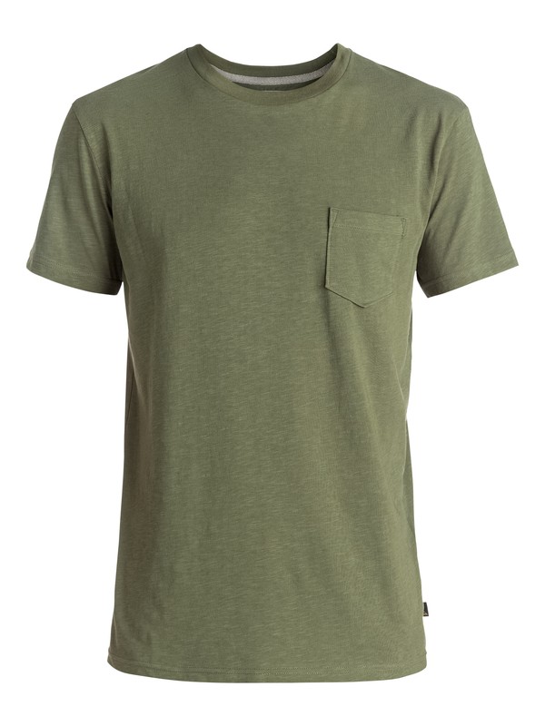 quiksilver, Slubstitution - Tee-Shirt à poche, FOUR LEAF CLOVER (gph0) 0 Slubstitution - Tee-Shirt à poche Vert EQYKT03546 Quiksilver
