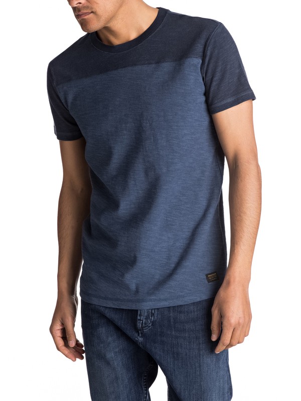 quiksilver, Sim Bai - T Shirt, NAVY BLAZER (byj0) 0 Sim Bai - T Shirt Bleu EQYKT03608 Quiksilver
