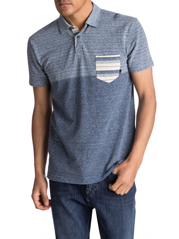 quiksilver, Porcifix Update - Polo, MEDIEVAL BLUE (bte0) 0 Porcifix Update - Polo Bleu EQYKT03612 Quiksilver