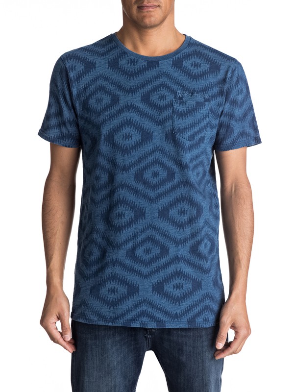 quiksilver, Ding Repairs - Tee-Shirt, LIGHT INDIGO (bhy0) 0 Ding Repairs - Tee-Shirt EQYKT03616 Quiksilver