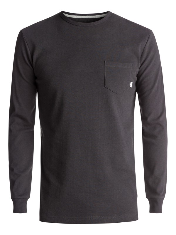 SNIT CREW PLAIN EQYKT03631 0 Snit Plain Long Sleeve Tee EQYKT03631 Quiksilver