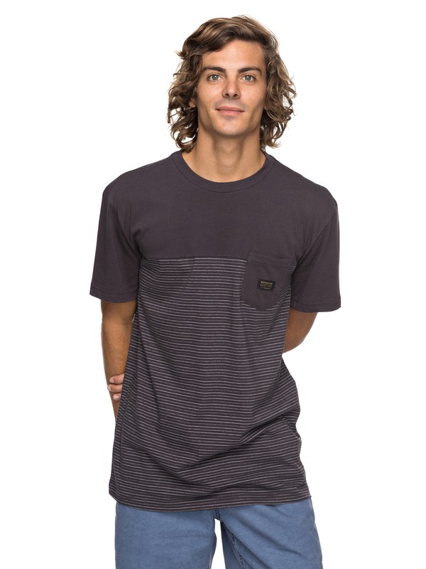 quiksilver, Full Tide - T Shirt col rond, TARMAC-FULLTIDE (kta3) 0 Full Tide - T Shirt col rond Noir EQYKT03677 Quiksilver