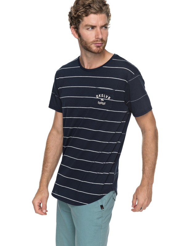quiksilver, Caper Rocks - Camiseta, NAVY BLAZER CAPER ROCKS 1 (byj3) 0 Caper Rocks - Camiseta Azul EQYKT03682 Quiksilver