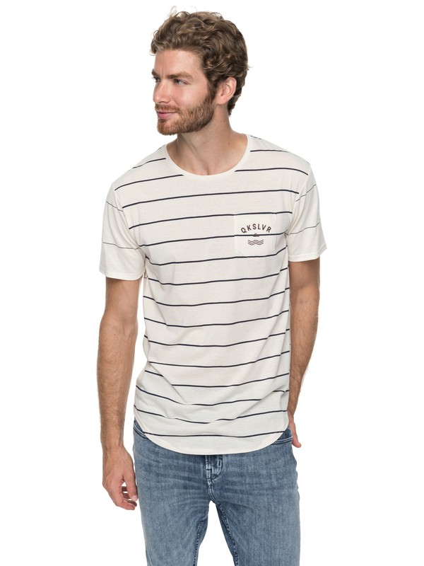 quiksilver, Caper Rocks - T-Shirt, BIRCH CAPER ROCKS 1 (wdw3) 0 Caper Rocks - T-Shirt White EQYKT03682 Quiksilver
