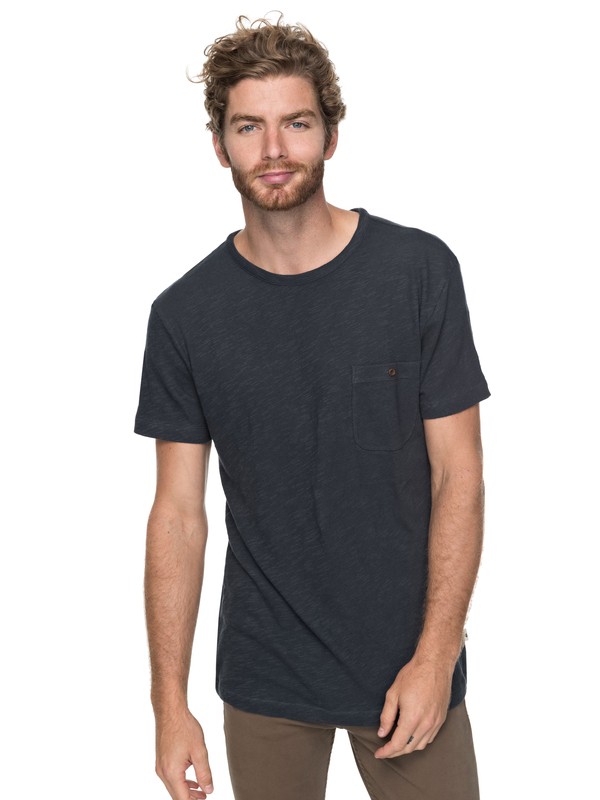 quiksilver, Low Tide - T shirt avec poche, BLUE NIGHTS (bst0) 0 Low Tide - T shirt avec poche Bleu EQYKT03683 Quiksilver