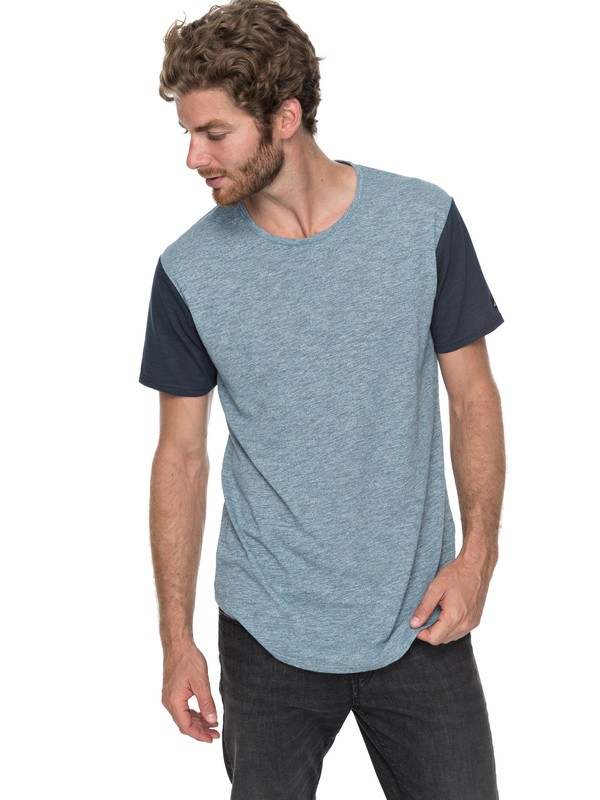 quiksilver, Skybreak - T-Shirt, REAL TEAL HEATHER (bprh) 0 Skybreak - T-Shirt Blau EQYKT03685 Quiksilver