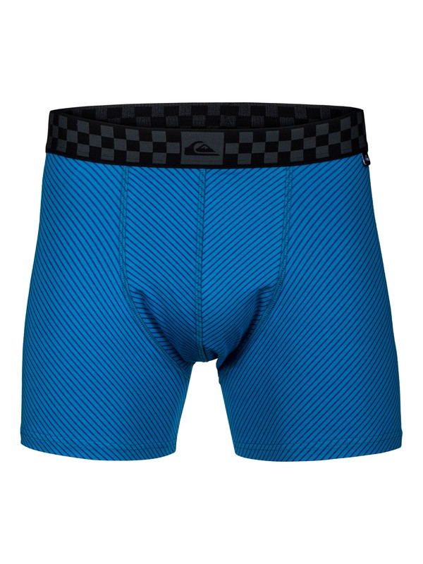quiksilver, Imposter B Boxers, STRIPE CASPIAN (bnb3) 0 Imposter B Boxers EQYLW00010 Quiksilver