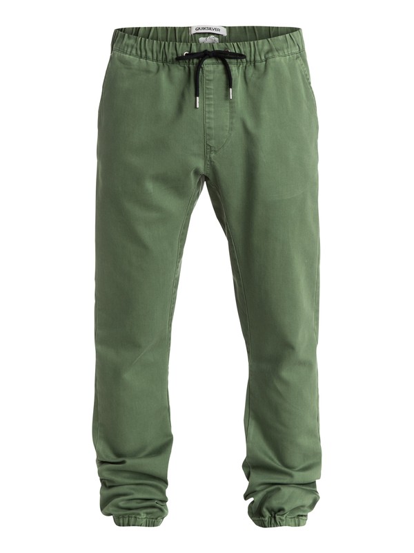 quiksilver, Fonic Slim Fit Pants, BRONZE GREEN (gqq0) 0 Fonic Slim Fit Pants Green EQYNP03047 Quiksilver