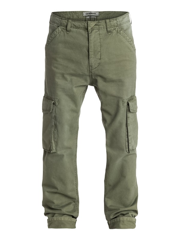 quiksilver, Everyday Cargo Straight Fit Pants, DUSTY OLIVE (gpb0) 0 Everyday Cargo Straight Fit Pants Green EQYNP03055 Quiksilver