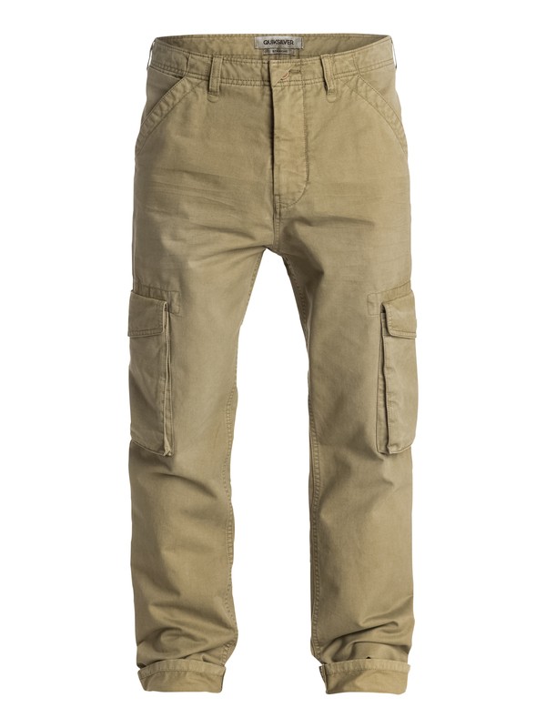 quiksilver, Everyday Cargo Straight Fit Pants, ELMWOOD (tmp0) 0 Everyday Cargo Straight Fit Pants Beige EQYNP03055 Quiksilver
