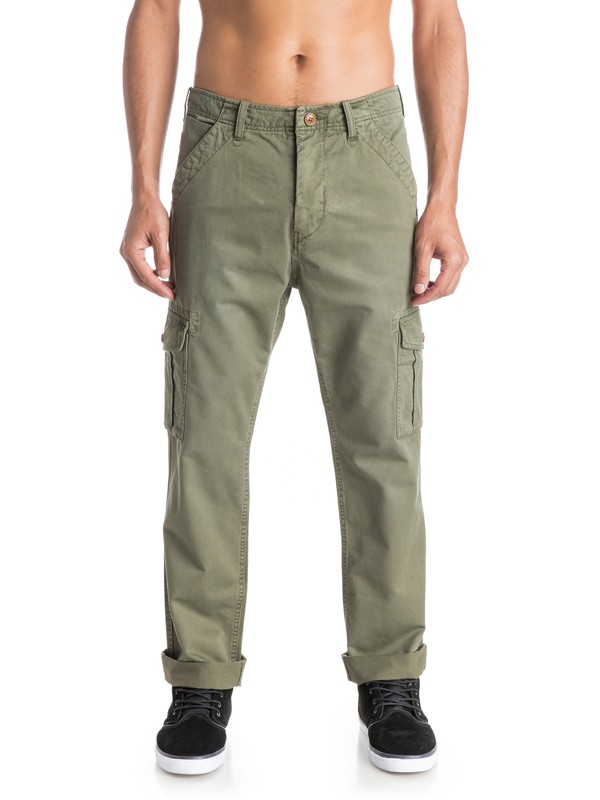 quiksilver, Everyday Cargo - Pantalon cargo, DUSTY OLIVE (gpb0) 0 Everyday Cargo - Pantalon cargo EQYNP03074 Quiksilver