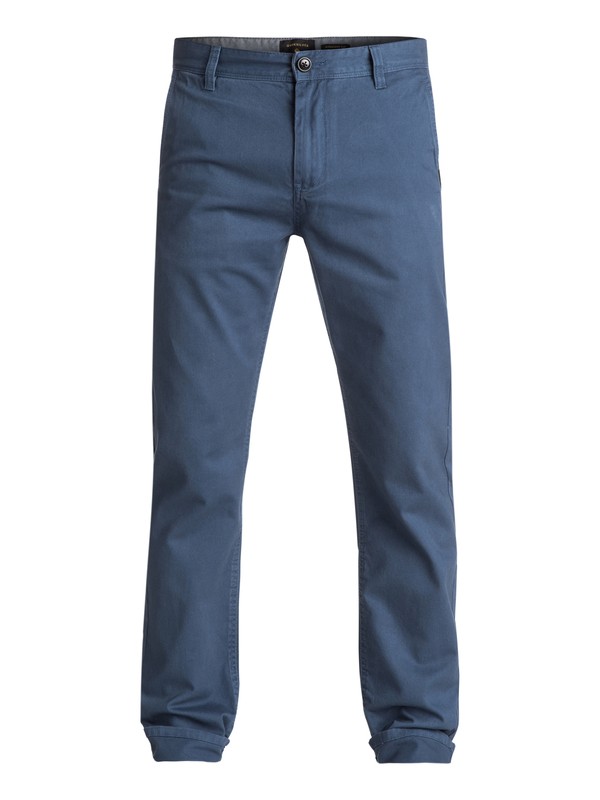 quiksilver, Everyday Chinos, DARK DENIM (brq0) 0 Everyday Chinos Blue EQYNP03093 Quiksilver