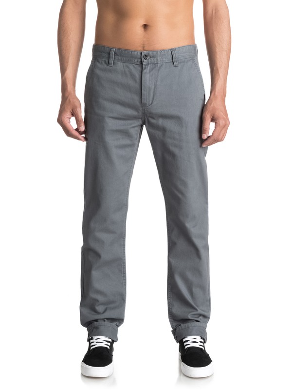 quiksilver, Everyday Chinos, IRON GATE (kzm0) 0 Everyday Chinos Black EQYNP03093 Quiksilver