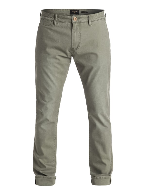 quiksilver, Krandy Chino Pants, DUSTY OLIVE (gpb0) 0 Krandy Chino Pants Green EQYNP03096 Quiksilver
