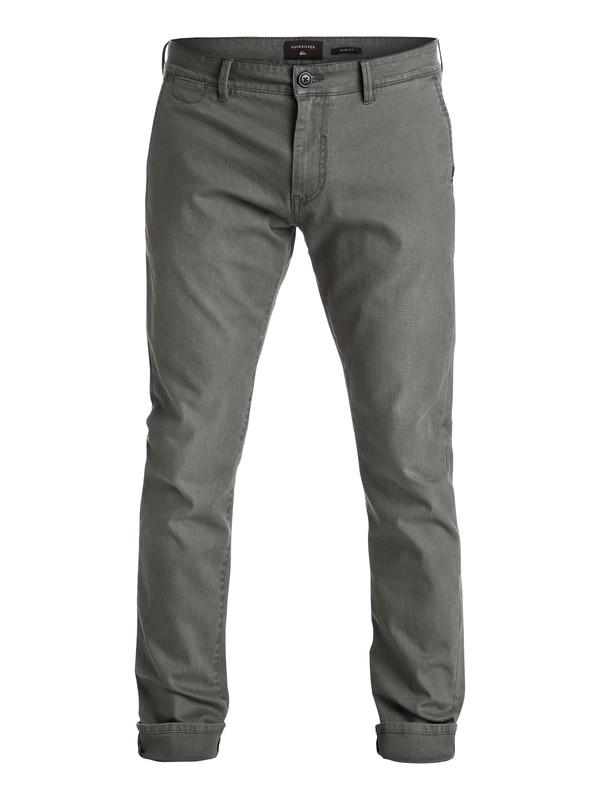 quiksilver, Krandy Chino Pants, DARK SHADOW (krp0) 0 Krandy Chino Pants Black EQYNP03096 Quiksilver