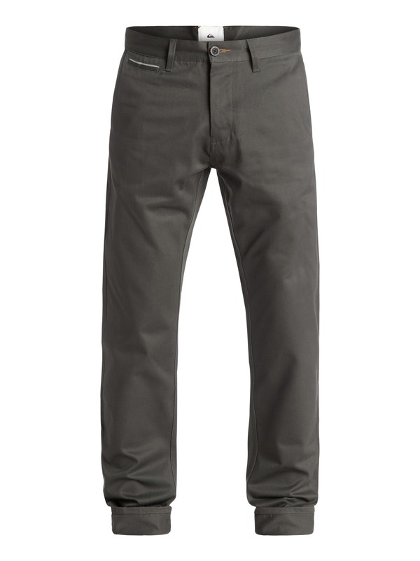 quiksilver, The Selvedge - Pantalon chino, BELUGA (kry0) 0 The Selvedge - Pantalon chino EQYNP03103 Quiksilver