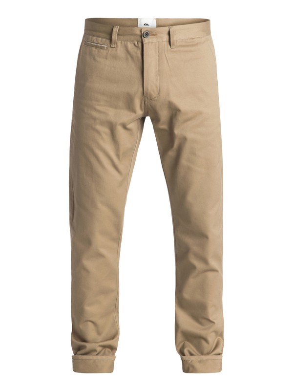 quiksilver, The Selvedge - Pantalon chino, ELMWOOD (tmp0) 0 The Selvedge - Pantalon chino Beige EQYNP03103 Quiksilver