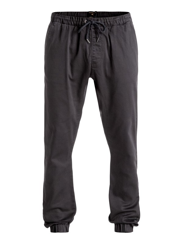 quiksilver, Fonic Chino Joggers, TARMAC (kta0) 0 Fonic Chino Joggers Black EQYNP03107 Quiksilver