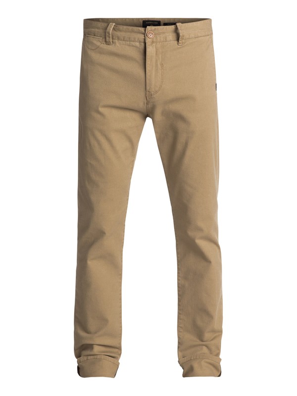 quiksilver, Krandy - Slim Fit Chinos, ELMWOOD (tmp0) 0 Krandy - Slim Fit Chinos Beige EQYNP03108 Quiksilver