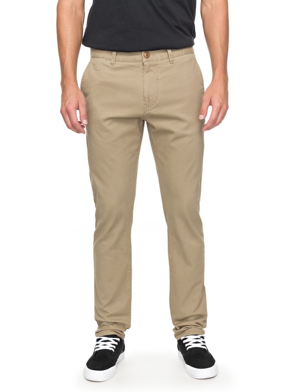 quiksilver, Krandy Chino Pants, ELMWOOD (tmp0) 0 Krandy Chino Pants Beige EQYNP03108 Quiksilver