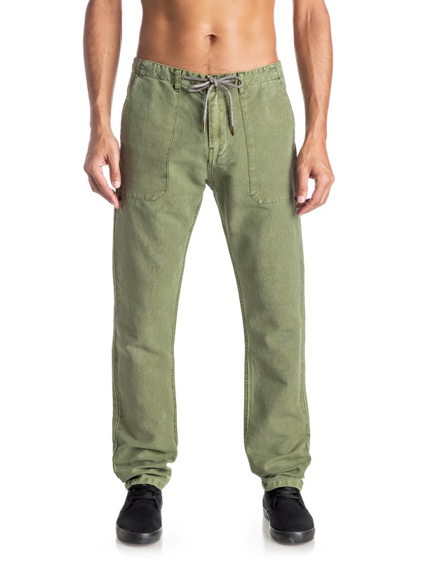 quiksilver, Radar Maze - Pantalon coupe tapered droite, FOUR LEAF CLOVER (gph0) 0 Radar Maze - Pantalon coupe tapered droite EQYNP03114 Quiksilver