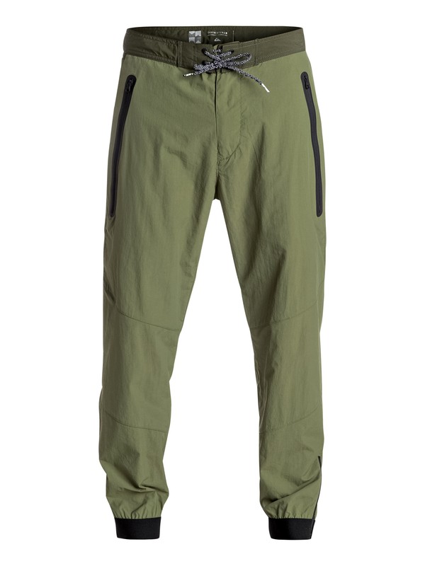 quiksilver, Sonic Powers Technical Pants, FOUR LEAF CLOVER (gph0) 0 Sonic Powers Technical Pants Green EQYNP03120 Quiksilver