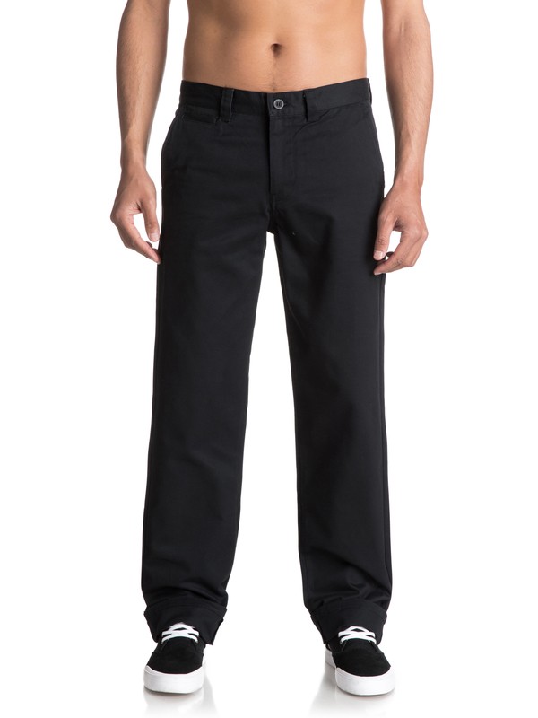quiksilver, Ghetto Surf - Pantalon en sergé, BLACK (kvj0) 0 Ghetto Surf - Pantalon en sergé Noir EQYNP03132 Quiksilver
