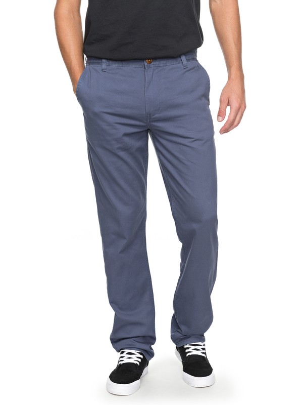 quiksilver, Everyday Light - Pantalon chino, VINTAGE INDIGO (byl0) 0 Everyday Light - Pantalon chino Bleu EQYNP03136 Quiksilver