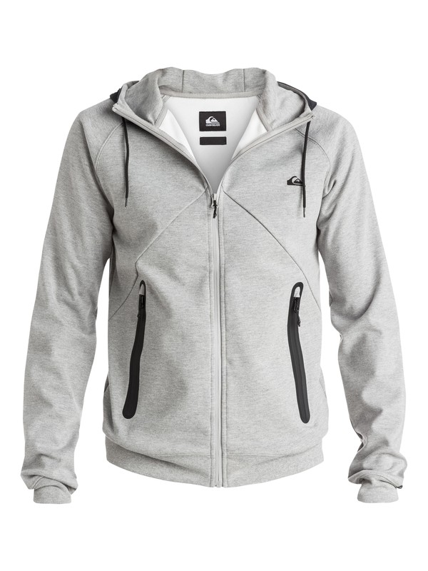 quiksilver, Active Nylon - Sweat à capuche zippé en polaire, LIGHT GREY HEATHER (sgrh) 0 Active Nylon - Sweat à capuche zippé en polaire EQYPF03010 Quiksilver