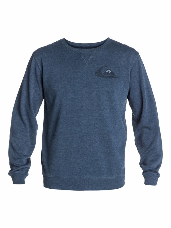 quiksilver, Prescott Crew Pullover Sweatshirt, WASHED NAVY (brq0) 0 Prescott Crew Pullover Sweatshirt EQYSF03040 Quiksilver
