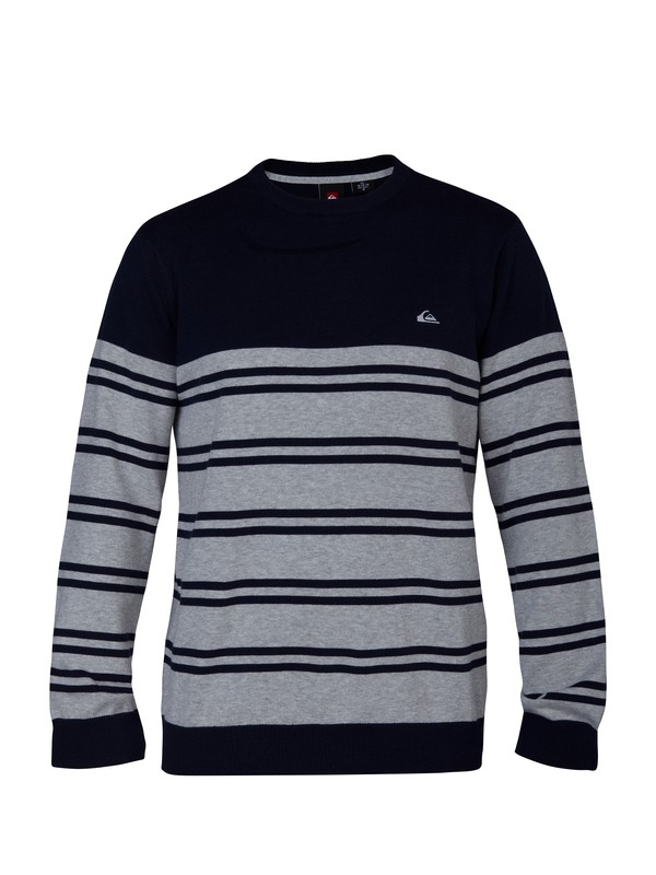 quiksilver, Lars B Sweater, LIGHT GREY HEATHER (sgrh) 0 Lars B Sweater EQYSW03021 Quiksilver