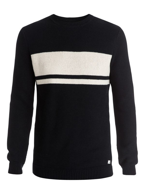 quiksilver, Invasion Stripes Sweater, ANTHRACITE (kvj0) 0 Invasion Stripes Sweater EQYSW03090 Quiksilver