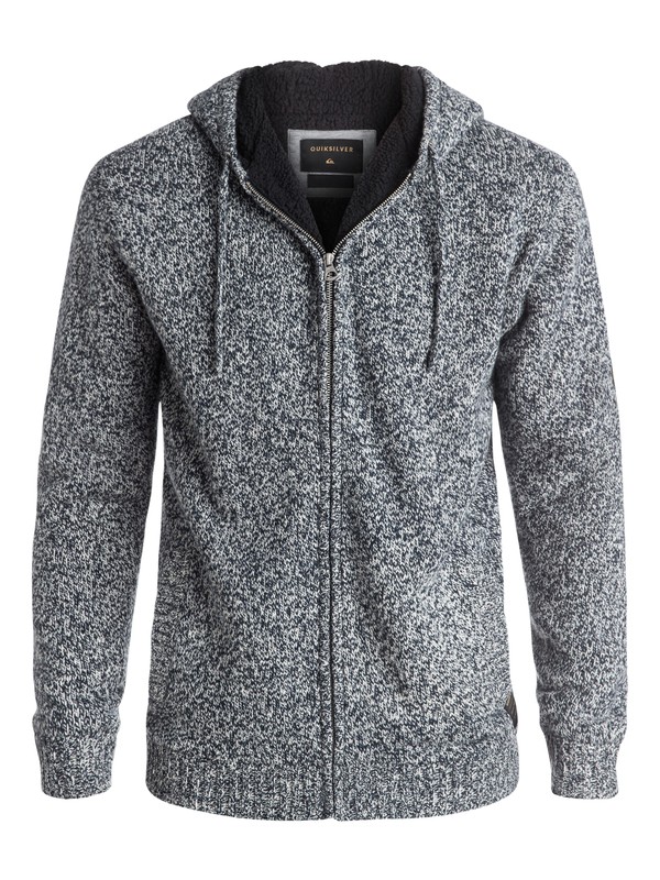 quiksilver, New Likoma - Sweat à capuche zippé, NAVY BLAZER HEATHER (byjh) 0 New Likoma - Sweat à capuche zippé Bleu EQYSW03140 Quiksilver