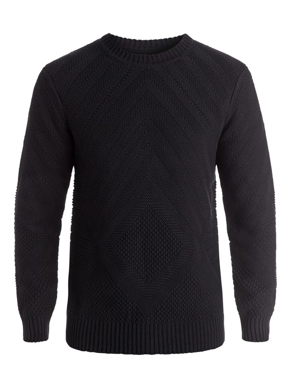 quiksilver, Broken - Sweat, BLACK (kvj0) 0 Broken - Sweat Noir EQYSW03144 Quiksilver