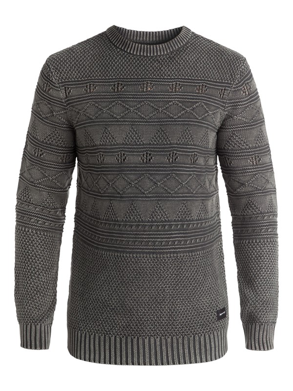 quiksilver, Taken Over - Sweat, TARMAC (kta0) 0 Taken Over - Sweat Noir EQYSW03145 Quiksilver