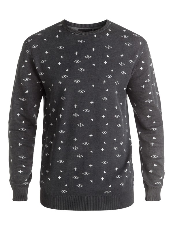 quiksilver, Eye For An Eye - Sweat, TARMAC (kta0) 0 Eye For An Eye - Sweat Noir EQYSW03147 Quiksilver