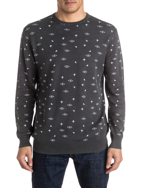 quiksilver, Eye For An Eye - Sweat, TARMAC (kta0) 0 Eye For An Eye - Sweat Noir EQYSW03147 Quiksilver