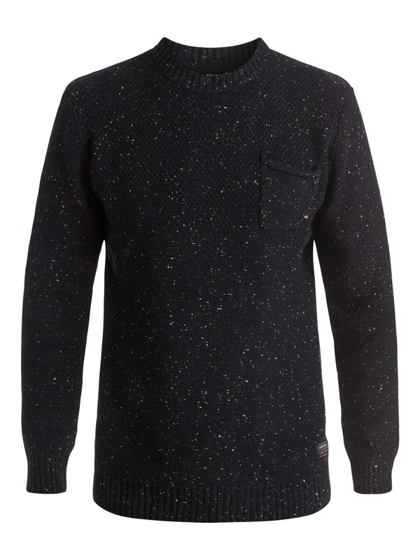 quiksilver, Newchester - Sweat, BLACK (kvj0) 0 Newchester - Sweat Noir EQYSW03148 Quiksilver