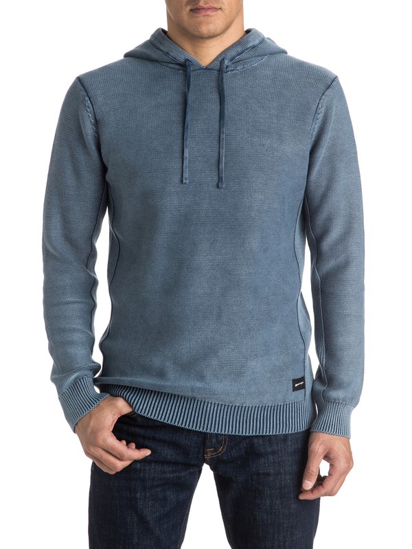 quiksilver, Courtyard - Sweat à capuche, DARK DENIM (brq0) 0 Courtyard - Sweat à capuche EQYSW03151 Quiksilver